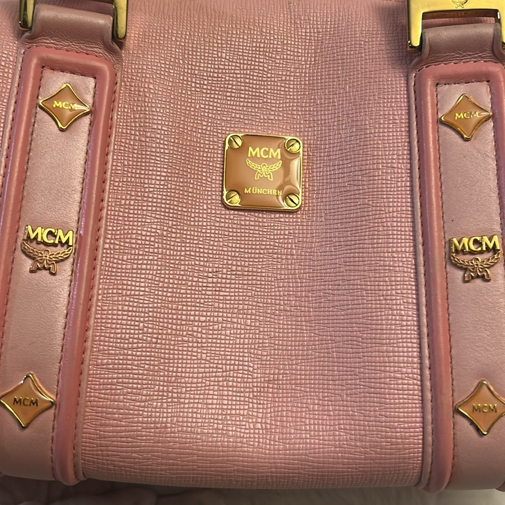MCM Pink cute RARE Handbag with COA - Picture 10 of 17